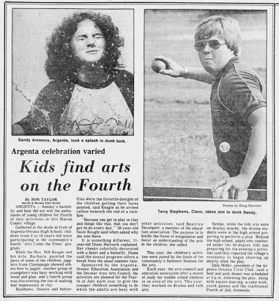 Kids find arts on the Fourth